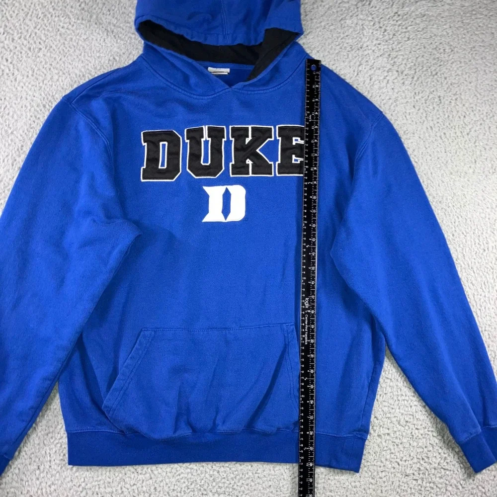 Stadium Athletics Duke‎ Hoodie Men XL Blue Graphic Logo Gorpcore Collegiate y2k
